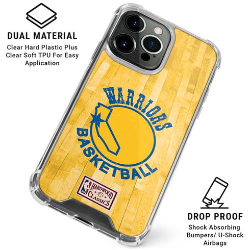 NBA Golden State Warriors Hardwood Classics iPhone 16 Pro Clear Case